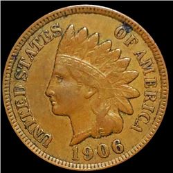1906 Indian Head Penny ABOUT UNCIRCULATED