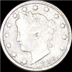 1886 Liberty Victory Nickel NICELY CIRCULATED