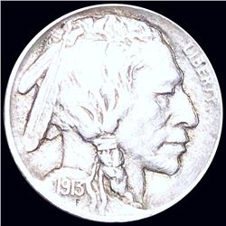 1913 Type 1 Buffalo Head Nickel LIGHTLY CIRCULATED