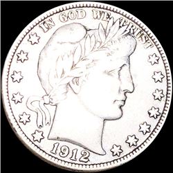 1912-D Barber Half Dollar ABOUT UNCIRCULATED