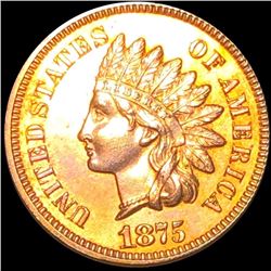 1875 Indian Head Penny GEM BU