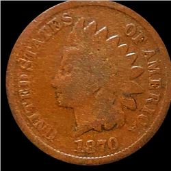 1870 Indian Head Penny NICELY CIRCULATED
