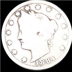 1884 Liberty Victory Nickel NICELY CIRCULATED
