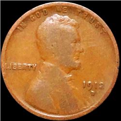 1912-D Lincoln Wheat Penny NICELY CIRCULATED