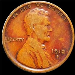1912-S Lincoln Wheat Penny LIGHTLY CIRCULATED