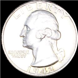 1942-S Washington Quarter CLOSELY UNCIRCULATED