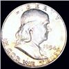 Image 1 : 1954 Franklin Half Dollar CLOSELY UNCIRCULATED