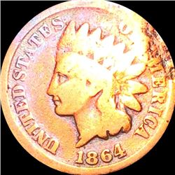 1864 Indian Head Penny NICELY CIRCULATED