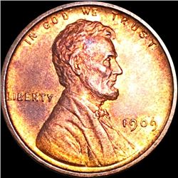 1909 V.D.B. Lincoln Wheat Penny GEM BU
