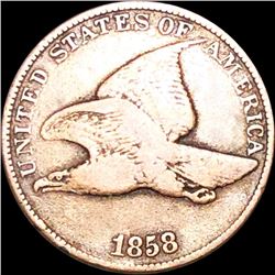 1858 Flying Eagle Cent NICELY CIRCULATED