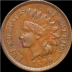 1890 Indian Head Penny CLOSELY UNCIRCULATED