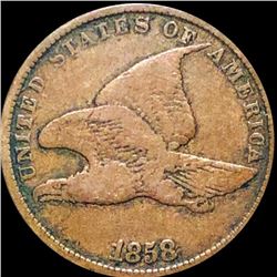 1858 Flying Eagle Cent NICELY CIRCULATED