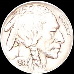 1938-D Buffalo Head Nickel ABOUT UNCIRCULATED