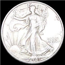 1941-S Walking Half Dollar CLOSELY UNCIRCULATED