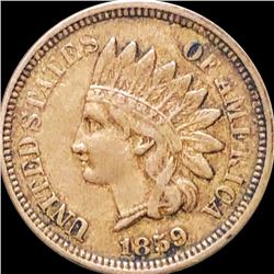 1859 Indian Head Penny ABOUT UNCIRCULATED