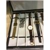 Image 2 : 8-Piece Men's Wrist Watch Set w/ Case