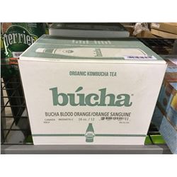 CaseofBuchaOrganicKombuchaTeaBlood Orange(12 x 473mL)