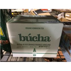 Caseof Bucha Organic Kombucha Tea Blood Orange (12 x 473mL)