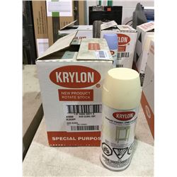 Case of KrylonChalky Finish Ivory Aerosol Spray (6 x 340g)