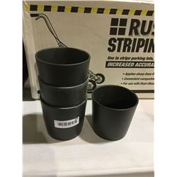 Black AnthrazitPot Lot of 4