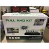 Image 1 : Full AHD Kit 1080P 4MP 4ch Real-Time 4 Weatherproof AHD Cameras