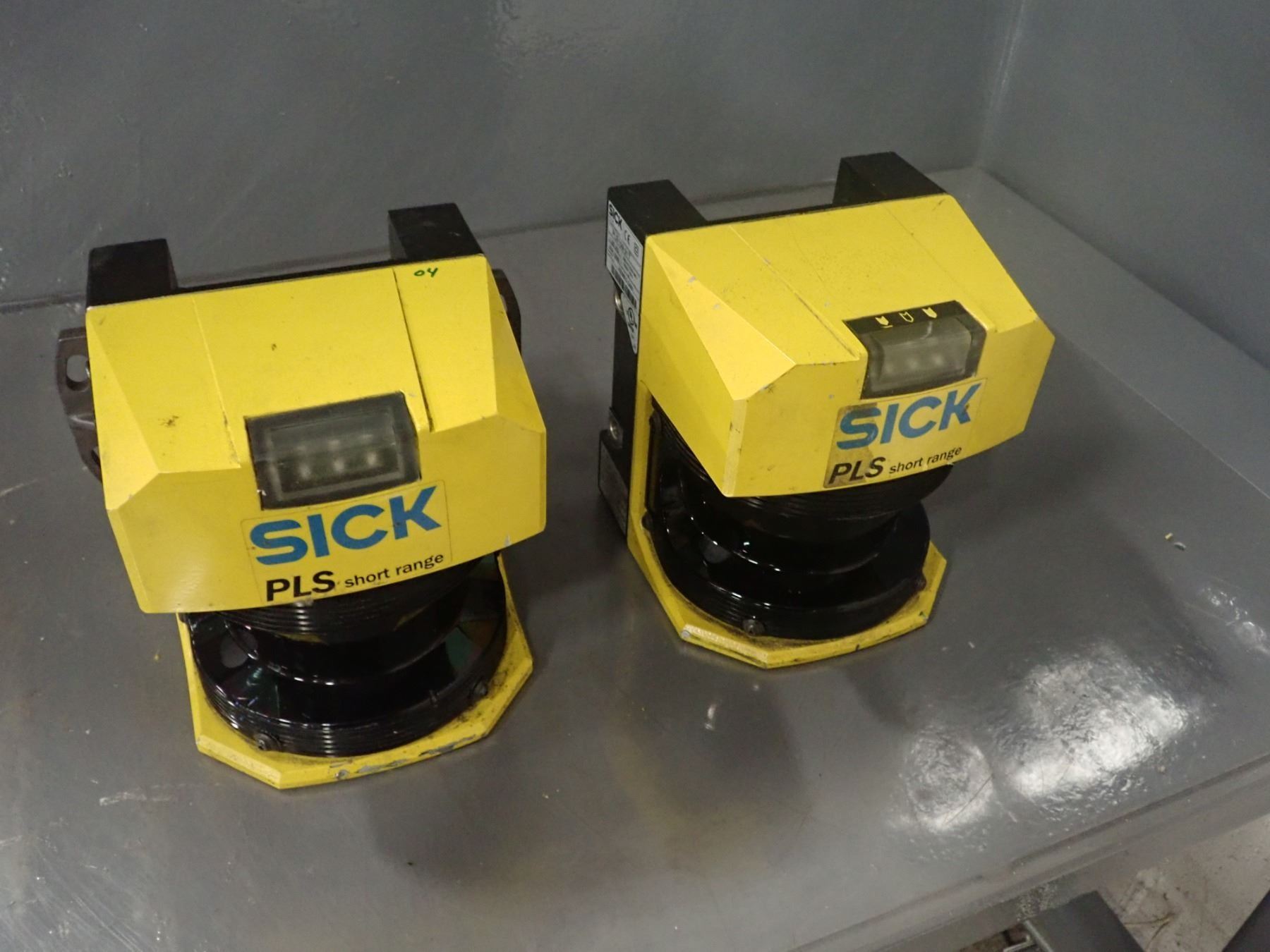 (2) SICK Short Range Laser Scanner, M/N: PLS109-317 - BTM Industrial
