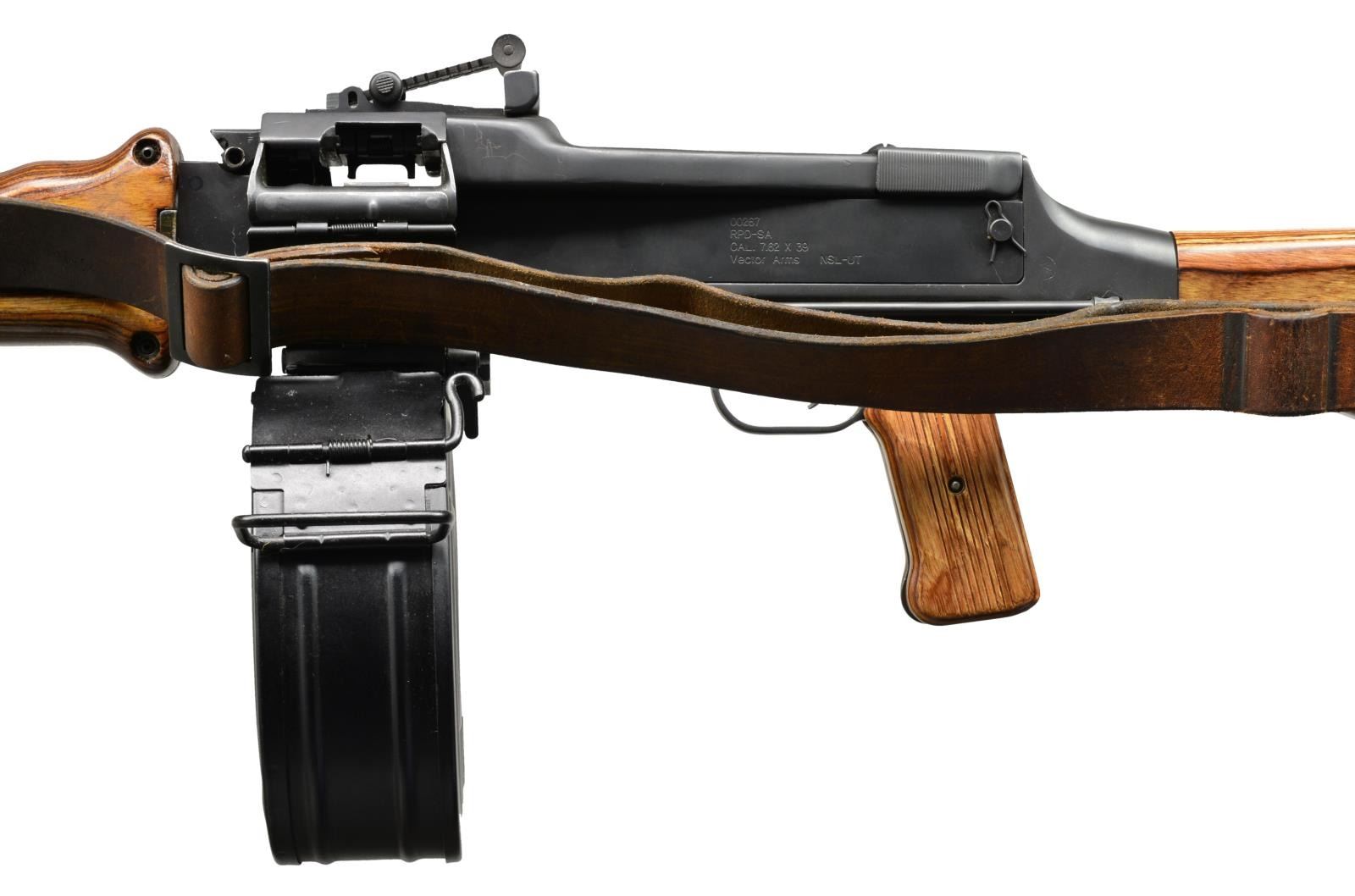 VECTOR ARMS BELT FED RPD SEMI AUTO RIFLE.
