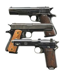 3 SOUTH AMERICAN CONTRACT AUTO PISTOLS.