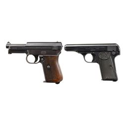 MAUSER 1914 & FN 1910 PISTOLS.
