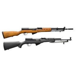 2 SKS 7.62x39 SEMI AUTO RIFLES.