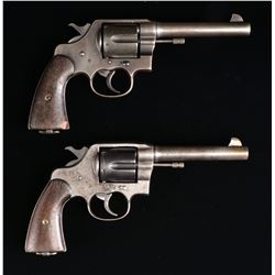 2 COLT MODEL 1917 REVOLVERS.