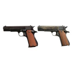 2 SEMI AUTO PISTOLS.