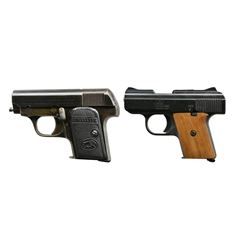 2 VEST POCKET SEMI-AUTO PISTOLS.