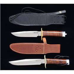 2 RANDALL MADE KNIVES & 1 SHEATH.