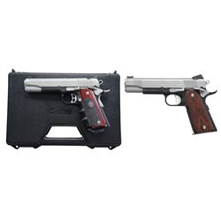 2 1911 STYLE 45 ACP PISTOLS.