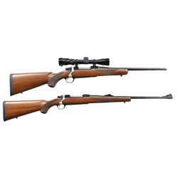 2 RUGER M77 MK II BOLT ACTION RIFLES.