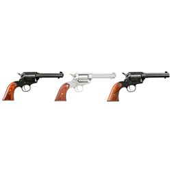 3 RUGER NEW BEARCAT SA REVOLVERS.