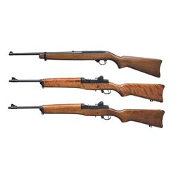 3 RUGER SEMI AUTO RIFLES.