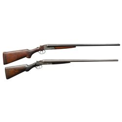 LEFEVER & LC SMITH SXS SHOTGUNS.