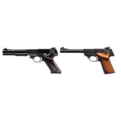 2 HIGH STANDARD SEMI AUTO PISTOLS.