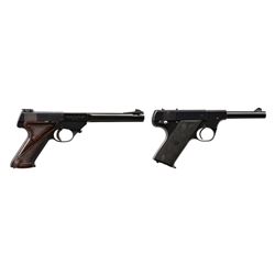 2 HIGH STANDARD SEMI AUTO PISTOLS.