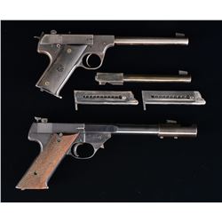2 HIGH STANDARD SEMI AUTO PISTOLS.