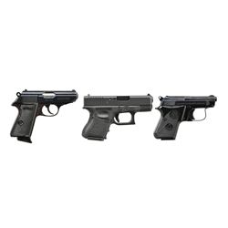 3 COMPACT CENTERFIRE SEMI-AUTO PISTOLS.