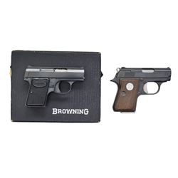 2 PRODUCTION MINIATURE PISTOLS.