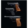 Image 1 : 3 SEMI AUTO PISTOLS. 2 BERETTA & 1 WALTHER.