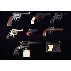 8 VARIED HANDGUNS.