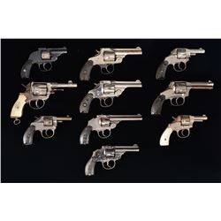 10 DOUBLE ACTION REVOLVERS.