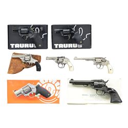 7 VARIOUS REVOLVERS.