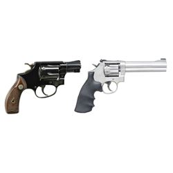 2 SMITH & WESSON DA REVOLVERS.