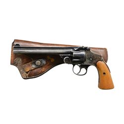 S&W 38 SAFETY HAMMERLESS REVOLVER.